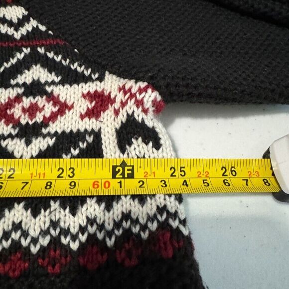 New Men's Size XXL Izod Black Quarter Zip Sweater Amazing Glaze Winter Knit NWOT - Picture 16 of 16